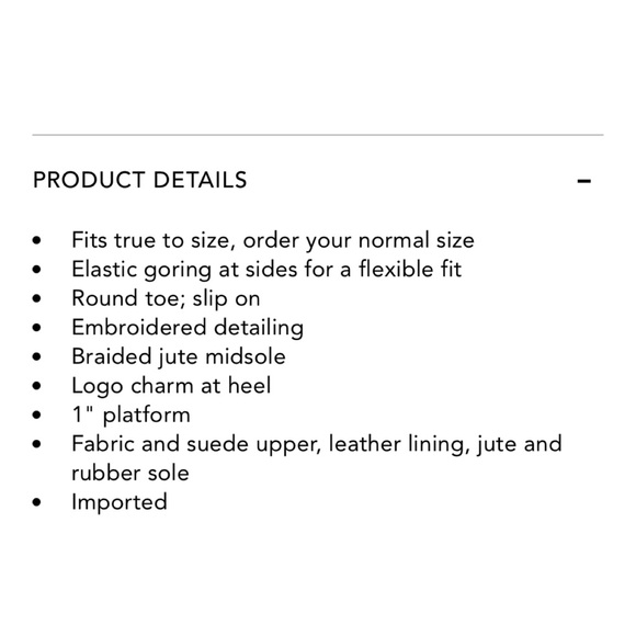 Botkier Sara Embroidered Platform Espadrille Flats - 6.5 - Picture 2 of 8